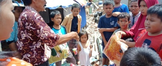 Futura Indonesia – Schnelle Hilfe –  Erdbeben-Soforthilfe für Decken und Wasserfilter